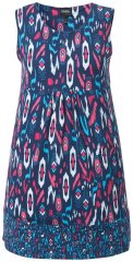 Ulla Popken 849887 Robe en jersey sans manches Bleu marine