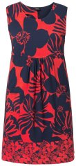 Ulla Popken 850175 Robe en jersey imprimée Corail