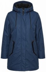 Ulla Popken 850794 Manteau technique Bleu marine