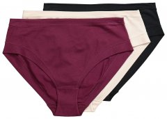 Ulla Popken 851739 Culottes lot de 3 Noir