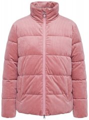 Ulla Popken 851819 Veste en velours côtelé Vieux rose