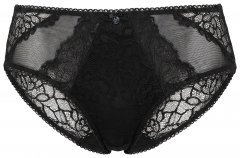Ulla Popken 853040 Boxers en dentelle Noir