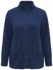 Ulla Popken 854200 Veste polaire Bleu marine