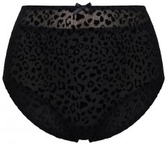 Ulla Popken 854551 Boxers à imprimé animal Noir