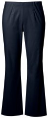 Ulla Popken 854910 Pantalon stretch chaud à taille élastique Bleu marine
