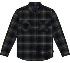 Double Outfitters GS-5233 Chemise en flanelle Olive/Bleu