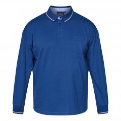 North Latitude Superflex Polo LS Bleu