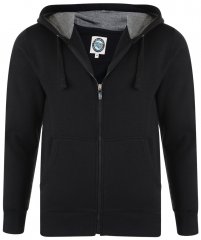 Kam Jeans Hoodie Black TALL SIZES