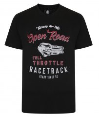 Kam Jeans 5342 Open Road Tee Black