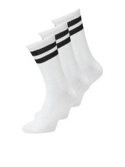 Jack & Jones Travis Chaussettes de tennis Blanc lot de 3