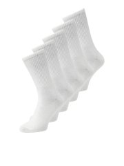 Jack & Jones Basic Chaussettes de tennis Blanc lot de 5