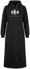 Nora Mikken MARI Maxi Hoodie Dress Black