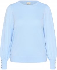 Kaffe Curve Lizzy Pull à manches longues Bleu