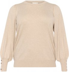 Kaffe Curve Lizzy Pull à manches longues Beige
