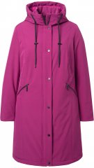 Ulla Popken HYPRAR Triple Function Weather Proof Jacket Berry