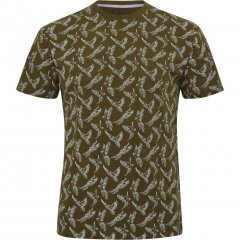 North Latitude T-shirt Allover Printed Green