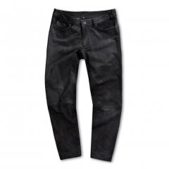 JP1880 Leather Pants Regular Fit Buffalo Nubuck Dark Brown