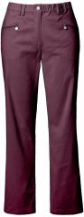 Ulla Popken Thermal Stretch Fit Mony Pants Aubergine