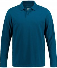 JP1880 Polo Shirt Long Sleeve Pique Blue