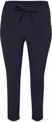 Kaffe Curve Jia Pantalon ceinturé Bleu marine minuit