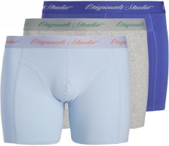 Jack & Jones Norrebro Solid Trunks 3-Pack Blue