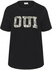 Kaffe Curve Lucie T-Shirt Black