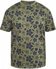 North Latitude 61123 T-Shirt Imprimé All Over Vert Olive