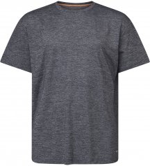 North Latitude 61160 Cool Effect T-Shirt Manches Courtes Gris Chiné Foncé/Clair