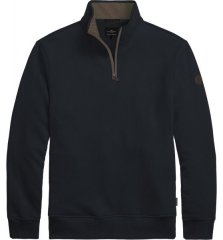 Double Outfitters MTOP-1163 Sweat-shirt col zippé Bleu marine