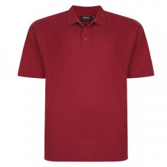 Espionage P074C Polo Manches Courtes Bordeaux