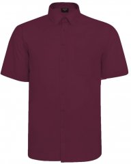 Espionage SH149 chemise manches courtes rouge bordeaux