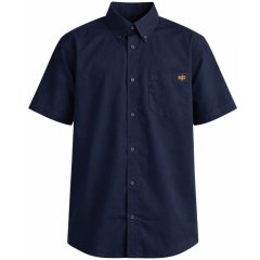 Motley Denim Zagreb Chemise manches courtes Bleu marine