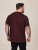 D555 Baldwin Grumpy Old Man Club Print Crew Neck T-shirt Burgundy/ Black Twist - T-shirts - T-shirts Homme Grande Taille