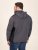 D555 Conrad Detachable Hood Bonded Fleece Zip Through Hoody Bleu marine - Sweatshirts & hoodies - Sweatshirts/Hoodies grande taille homme