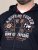 D555 Hector Adventurer Printed Zip Through Hoody Bleu marine - Sweatshirts & hoodies - Sweatshirts/Hoodies grande taille homme