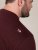 D555 Baldwin Grumpy Old Man Club Print Crew Neck T-shirt Burgundy/ Black Twist - T-shirts - T-shirts Homme Grande Taille