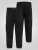 D555 Dexter 1 Cargo Jogger With Bear Embroidery TALL Noir - TALL pantalons de survêtement - Pantalons de survêtement TALL