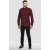 D555 Dawson Textured Shirt Dark Red - Chemises - Chemises Grandes Tailles Hommes