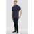 D555 Barrington Short Sleeve Shirt Navy - Chemises - Chemises Grandes Tailles Hommes