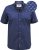 D555 Telford S/S Micro Ao Print Shirt Navy - Chemises - Chemises Grandes Tailles Hommes