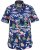 D555 Durham Flamingo Hawaiian Ao Print Shirt - Chemises - Chemises Grandes Tailles Hommes