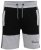 D555 Kirton Couture Elasticated Waistband Shorts Black/Charcoal - Pantalons/shorts de survêtement - Survêtement/jogging grandes tailles