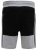 D555 Kirton Couture Elasticated Waistband Shorts Black/Charcoal - Pantalons/shorts de survêtement - Survêtement/jogging grandes tailles