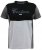 D555 Felix Couture Crew Neck Cut And Sew T-Shirt Black/Charcoal - T-shirts - T-shirts Homme Grande Taille