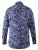 D555 Harrow AOP Shirt Blue - Chemises - Chemises Grandes Tailles Hommes