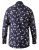 D555 Rooksey Floral Print Shirt Navy - Chemises - Chemises Grandes Tailles Hommes