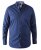 D555 Chilton LS Shirt Navy - Chemises - Chemises Grandes Tailles Hommes