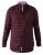 D555 Holton Dark Red Checked Flannel Shirt - Chemises - Chemises Grandes Tailles Hommes