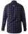 D555 Dovercourt Flannel Check Shirt Blue and Black - Chemises - Chemises Grandes Tailles Hommes