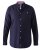 D555 Colchester LS shirt Navy - Chemises - Chemises Grandes Tailles Hommes